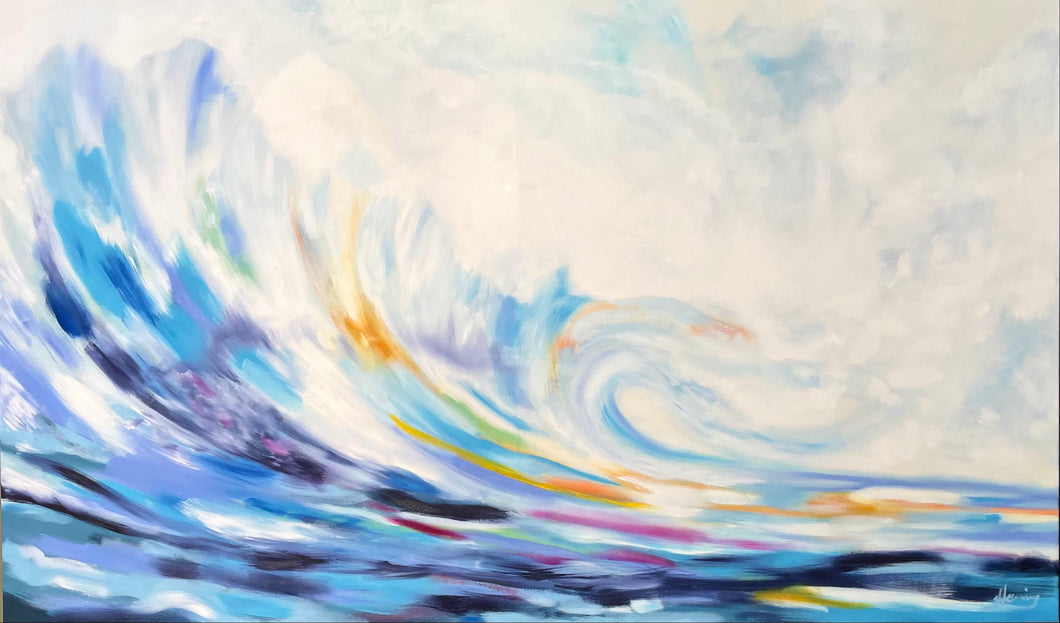 Happy summer wave